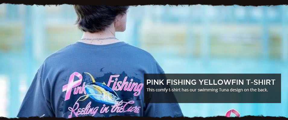 Pink Fishing Yellowfin T-shirt