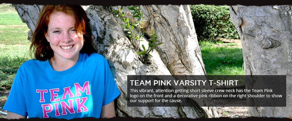 Team Pink Varsity Tee